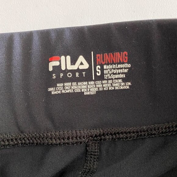 Fila Sport Women's Running Tights Size Small Black - Picture 3 of 9